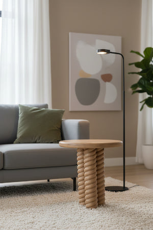   Modern European furniture - Oak Turned-Leg Side Table - www.oroa.com | Oroa.com