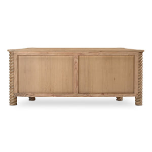   Modern European furniture - Oak Turned-Leg 4-Door Sideboard - www.oroa.com | Oroa.com