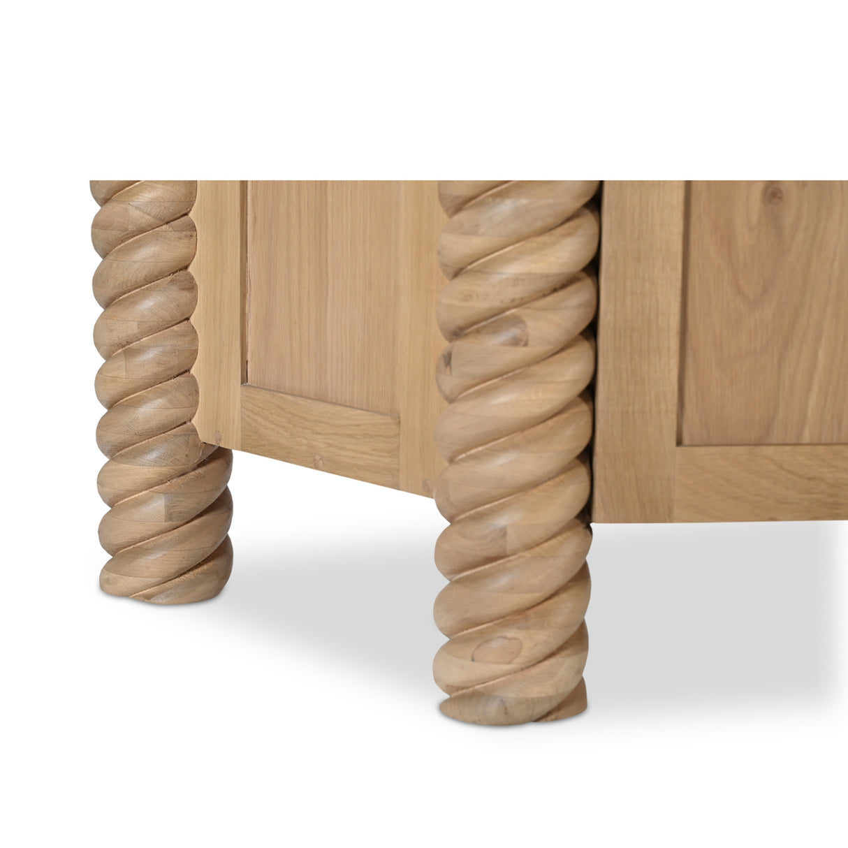   Modern European furniture - Oak Turned-Leg 4-Door Sideboard - www.oroa.com | Oroa.com
