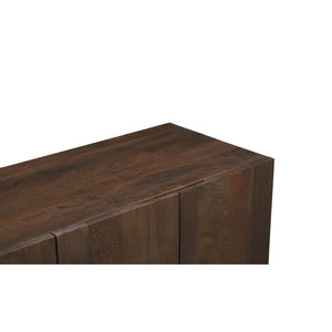   Modern European furniture - Neem Wood 6-Door Media Unit - www.oroa.com | Oroa.com