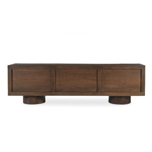   Modern European furniture - Neem Wood 6-Door Media Unit - www.oroa.com | Oroa.com