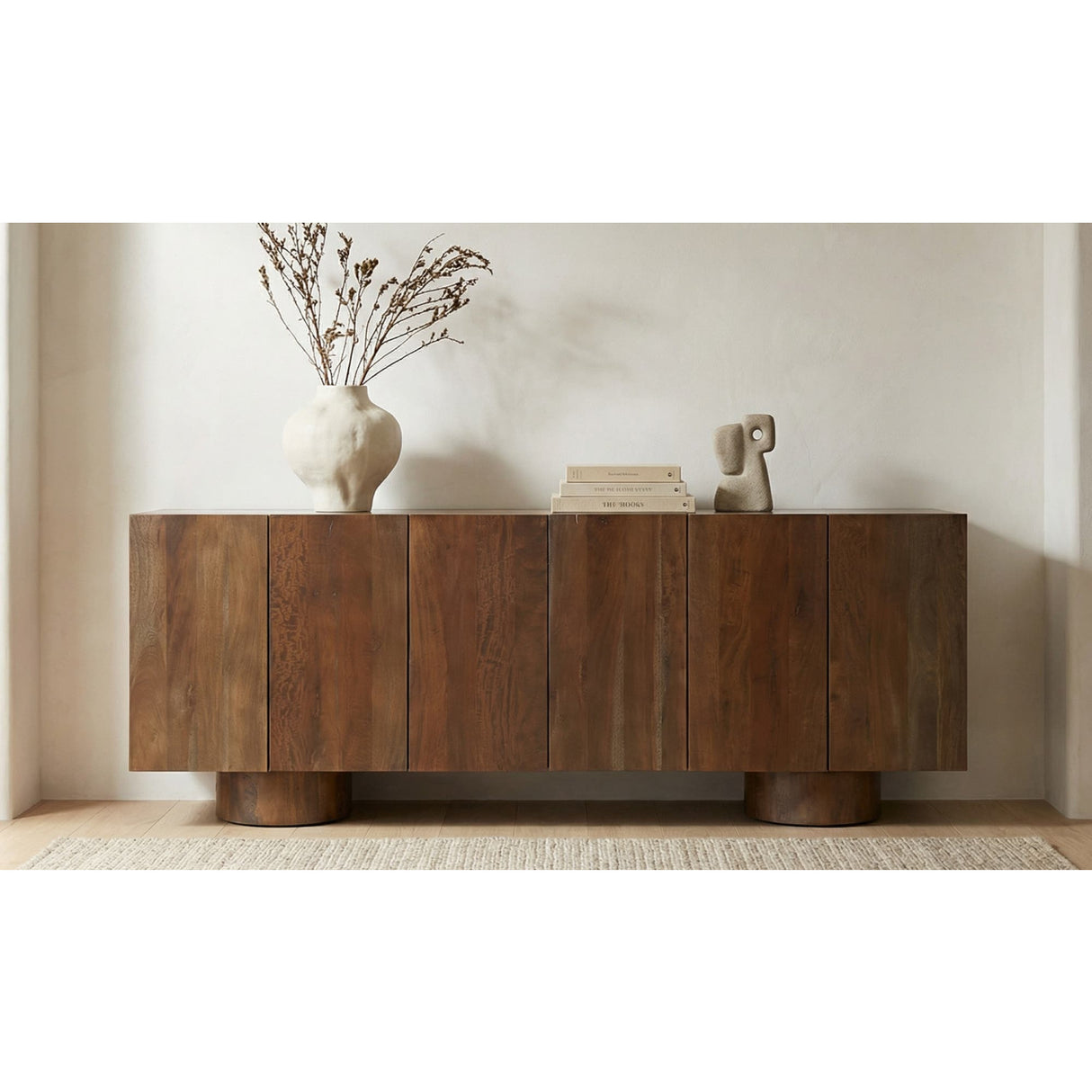   Modern European furniture - Neem Wood 6-Door Sideboard - www.oroa.com | Oroa.com