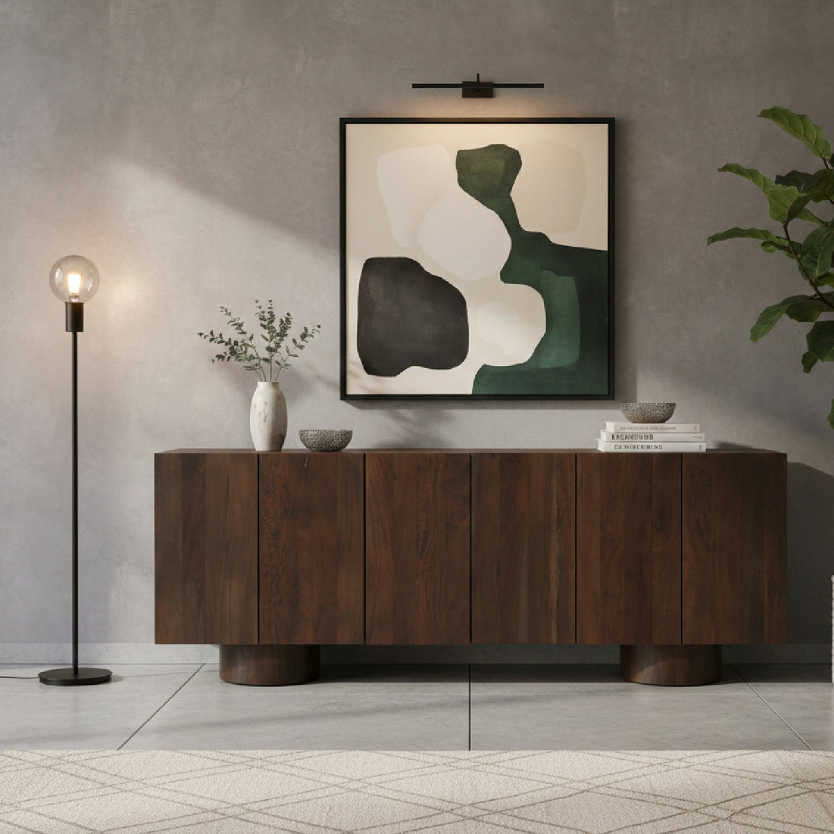   Modern European furniture - Neem Wood 6-Door Sideboard - www.oroa.com | Oroa.com