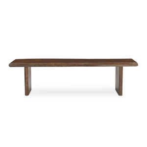   Modern European furniture - Brown Acacia Wood Dining Bench - www.oroa.com | Oroa.com