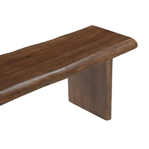   Modern European furniture - Brown Acacia Wood Dining Bench - www.oroa.com | Oroa.com