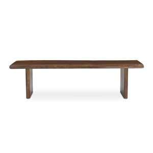   Modern European furniture - Brown Acacia Wood Dining Bench - www.oroa.com | Oroa.com