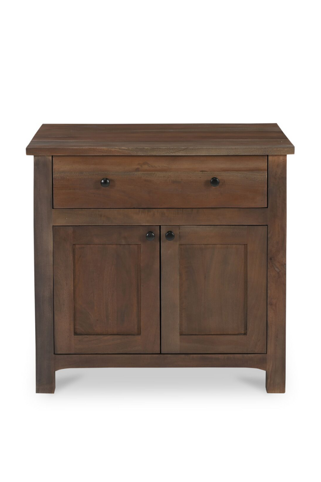 Modern European furniture - Wooden 2-Door Charging Nightstand - www.oroa.com