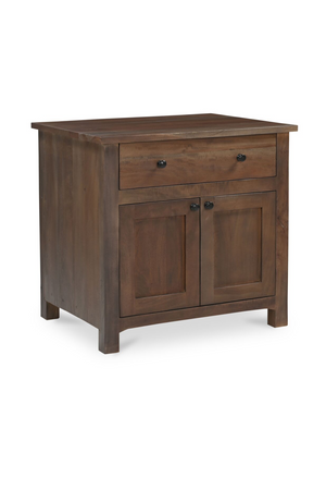   Modern European furniture - Wooden 2-Door Charging Nightstand - www.oroa.com | Oroa.com