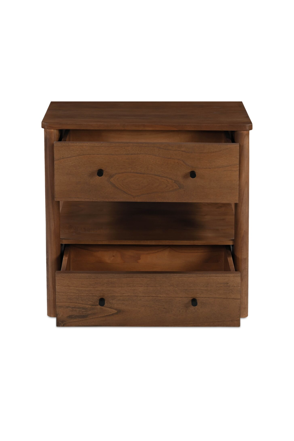   Modern European furniture - 2-Drawer Wooden Charging Nightstand - www.oroa.com | Oroa.com