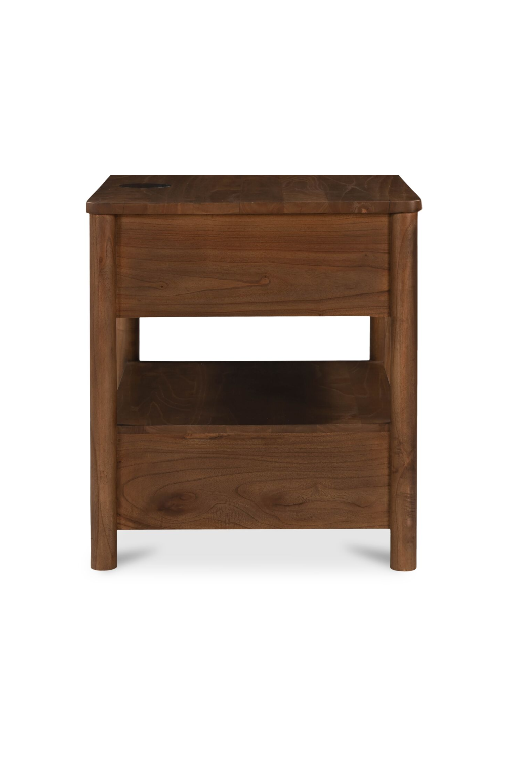   Modern European furniture - 2-Drawer Wooden Charging Nightstand - www.oroa.com | Oroa.com