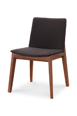  Modern European furniture - American Walnut Framed Dining Chairs (2) - www.oroa.com | Oroa.com