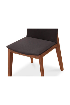  Modern European furniture - American Walnut Framed Dining Chairs (2) - www.oroa.com | Oroa.com
