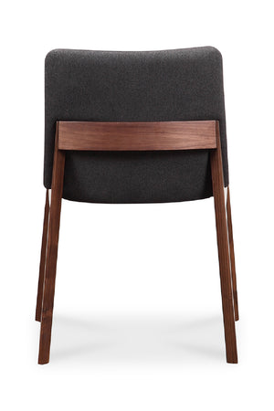   Modern European furniture - American Walnut Framed Dining Chairs (2) - www.oroa.com | Oroa.com