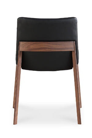   Modern European furniture - American Walnut Framed Dining Chairs (2) - www.oroa.com | Oroa.com