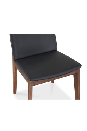   Modern European furniture - American Walnut Framed Dining Chairs (2) - www.oroa.com | Oroa.com