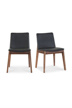   Modern European furniture - American Walnut Framed Dining Chairs (2) - www.oroa.com | Oroa.com