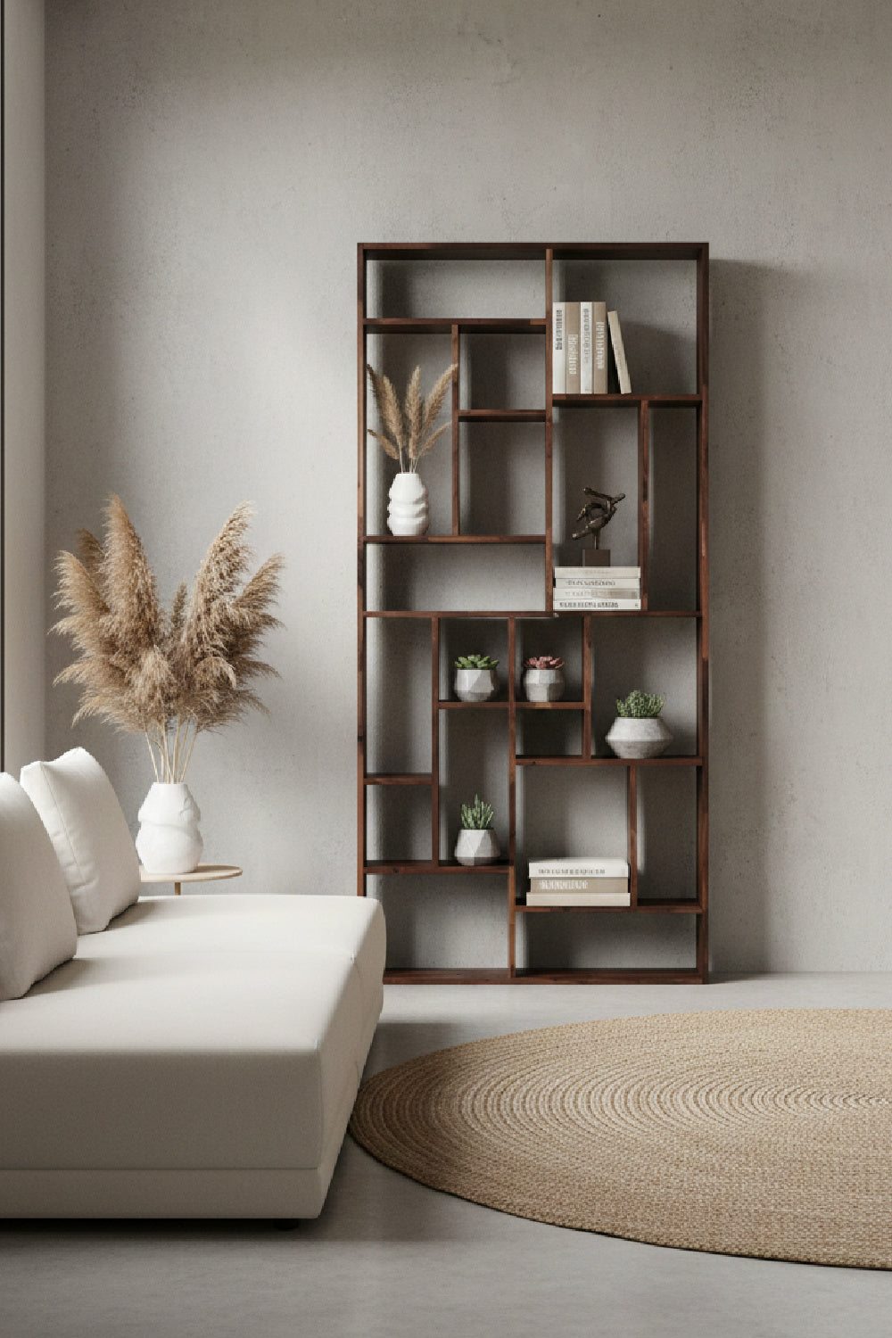   Modern European furniture - Solid Walnut Display Shelf - www.oroa.com | Oroa.com