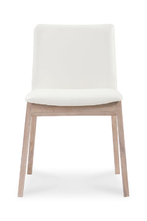   Modern European furniture - Oak Framed Padded Dining Chairs (2) - www.oroa.com | Oroa.com