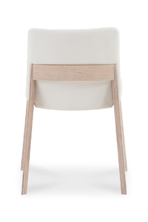   Modern European furniture - Oak Framed Padded Dining Chairs (2) - www.oroa.com | Oroa.com