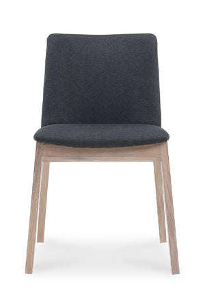   Modern European furniture - Oak Framed Padded Dining Chairs (2) - www.oroa.com | Oroa.com