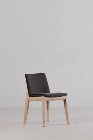   Modern European furniture - Oak Framed Padded Dining Chairs (2) - www.oroa.com | Oroa.com