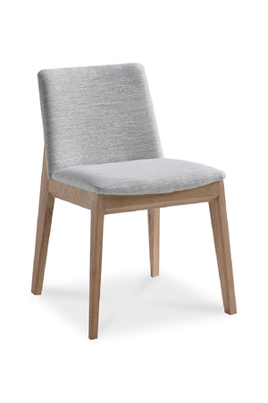   Modern European furniture - Oak Framed Padded Dining Chairs (2) - www.oroa.com | Oroa.com
