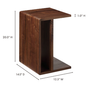   Modern European furniture - Japandi Wooden Accent Table - www.oroa.com | Oroa.com