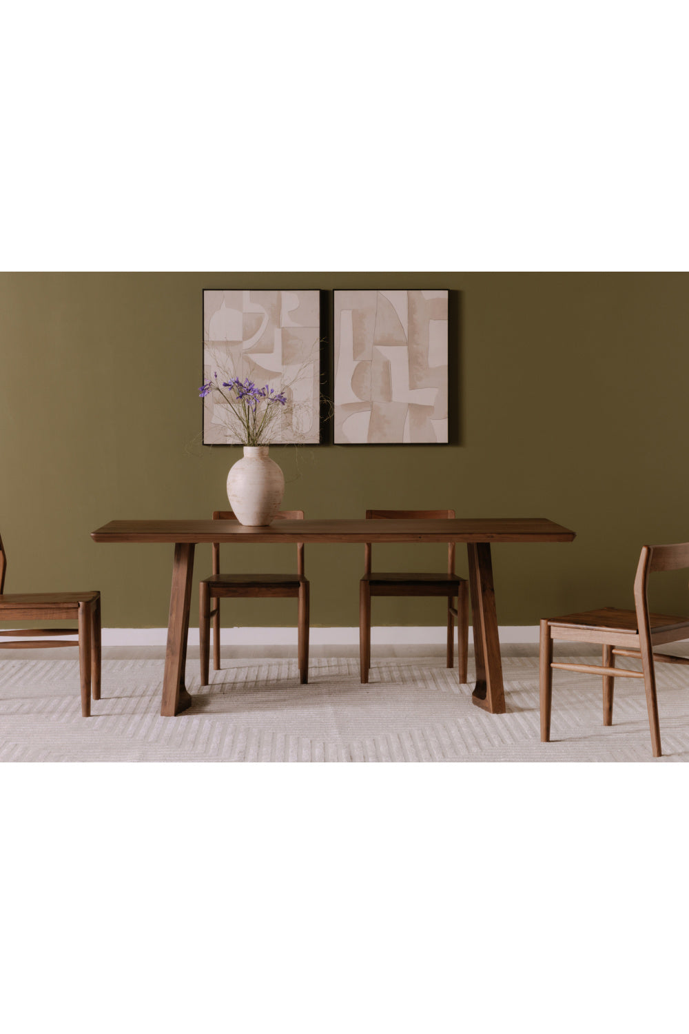   Modern European furniture - Rectangular Wooden Dining Table - www.oroa.com | Oroa.com