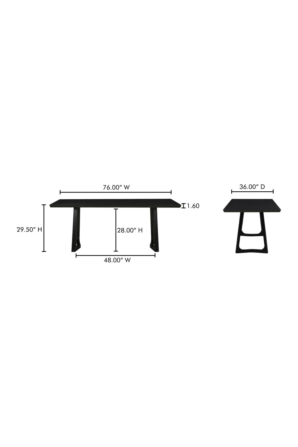   Modern European furniture - Rectangular Wooden Dining Table - www.oroa.com | Oroa.com