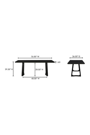   Modern European furniture - Rectangular Wooden Dining Table - www.oroa.com | Oroa.com