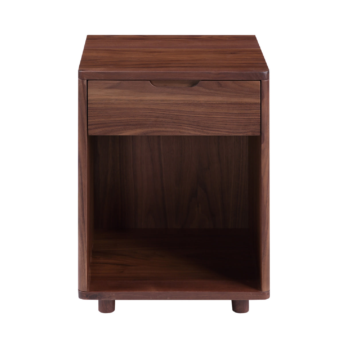   Modern European furniture - Solid Wood 1-Drawer Nightstand - www.oroa.com | Oroa.com
