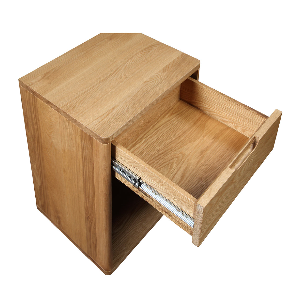   Modern European furniture - Solid Wood 1-Drawer Nightstand - www.oroa.com | Oroa.com