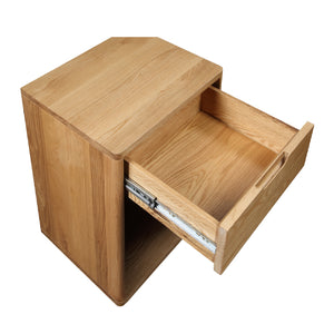   Modern European furniture - Solid Wood 1-Drawer Nightstand - www.oroa.com | Oroa.com