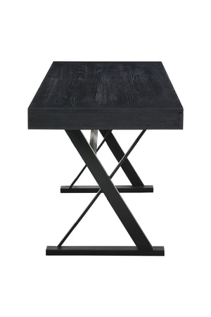   Modern European furniture - Trestle Framed Wooden Desk - www.oroa.com | Oroa.com