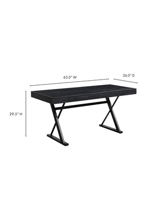   Modern European furniture - Trestle Framed Wooden Desk - www.oroa.com | Oroa.com