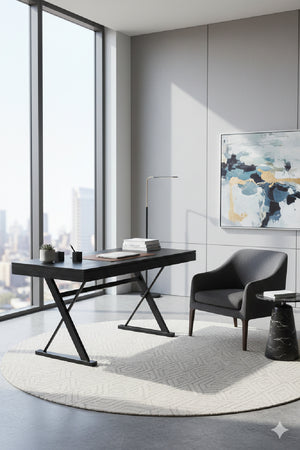   Modern European furniture - Trestle Framed Wooden Desk - www.oroa.com | Oroa.com