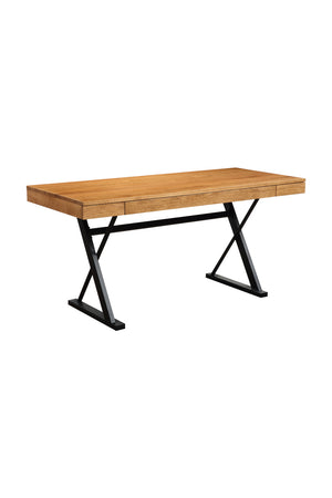   Modern European furniture - Trestle Framed Wooden Desk - www.oroa.com | Oroa.com