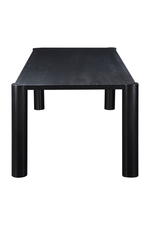   Modern European furniture - Black Oak Dining Table - www.oroa.com | Oroa.com