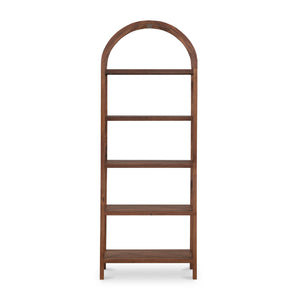   Modern European furniture - Solid Walnut Arched Bookcase - www.oroa.com | Oroa.com