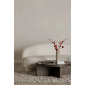   Modern European furniture - Oak Cross-Base Round Coffee Table - www.oroa.com | Oroa.com