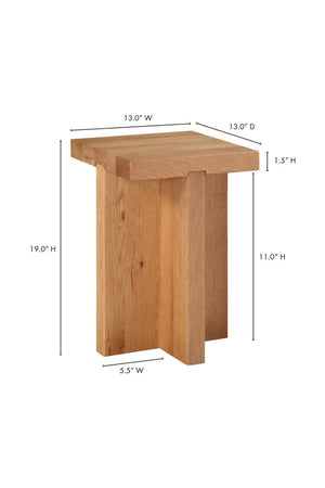   Modern European furniture - Natural Oak Square Coffee Table - www.oroa.com | Oroa.com