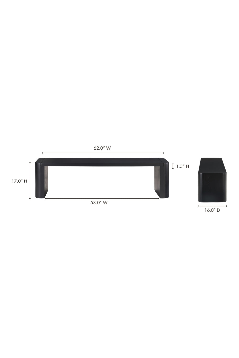   Modern European furniture - Solid Oak Dining Bench - www.oroa.com | Oroa.com