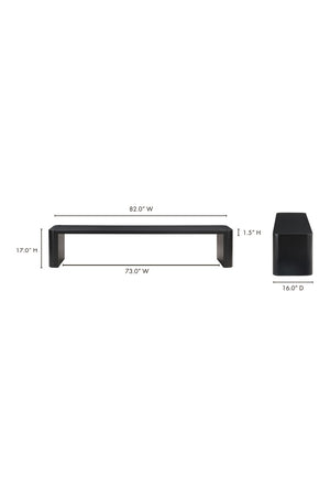   Modern European furniture - Solid Oak Dining Bench L - www.oroa.com | Oroa.com