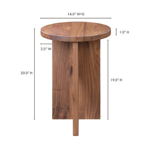   Modern European furniture - Wooden Cross-Base Accent Table - www.oroa.com | Oroa.com