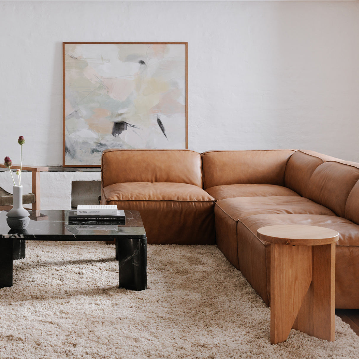   Modern European furniture - Wooden Cross-Base Accent Table - www.oroa.com | Oroa.com