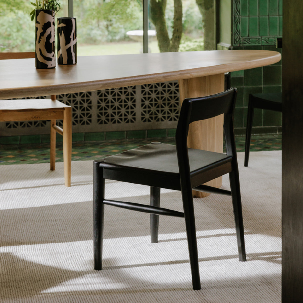   Modern European furniture - Solid Wood Open-Back Dining Chair - www.oroa.com | Oroa.com