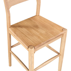   Modern European furniture - Solid Wood Open-Back Counter Stool - www.oroa.com | Oroa.com