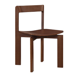   Modern European furniture - Brown Wooden Dining Chairs (2) - www.oroa.com | Oroa.com