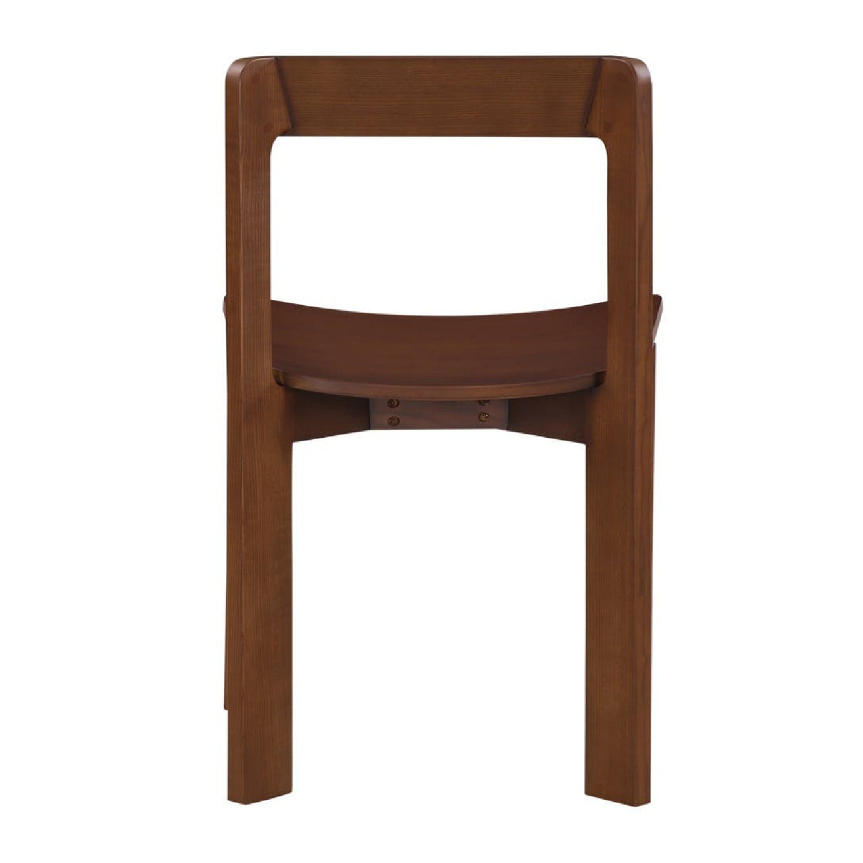   Modern European furniture - Brown Wooden Dining Chairs (2) - www.oroa.com | Oroa.com