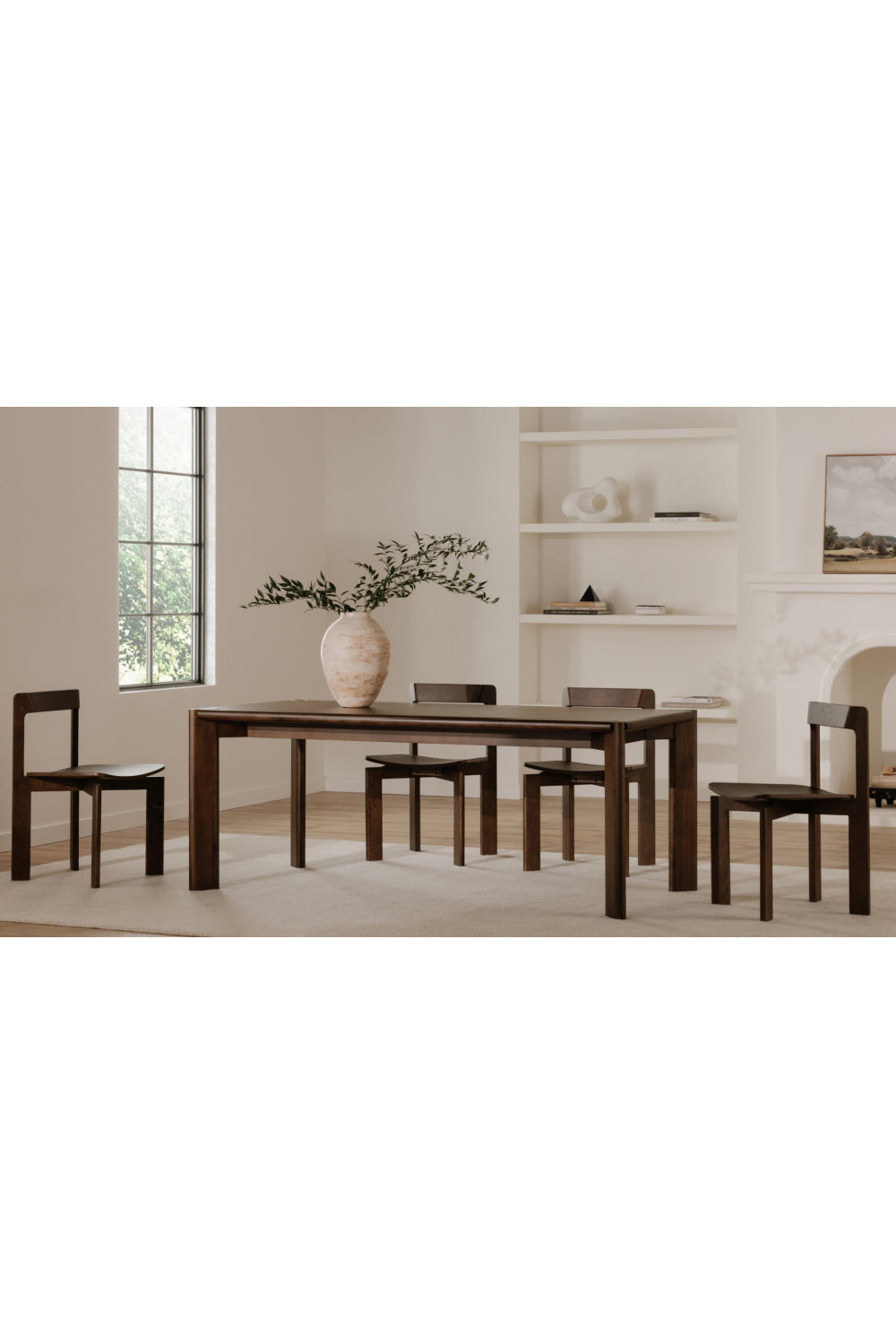   Modern European furniture - Walnut-Stained Ash Dining Table L - www.oroa.com | Oroa.com